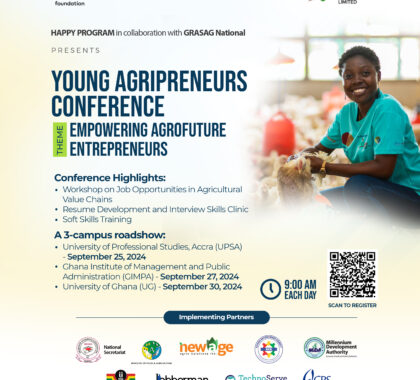 YOUNG AGRIPRENEURS CONFERENCE TO OFFER CAREER OPPORTUNITIES IN AGRIBUSINESS